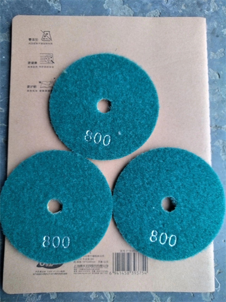 Granite polishing tool factory producing high speed polishing pads