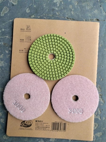 Resin bond polishing pad supplier for granite and quartz countertop distributors